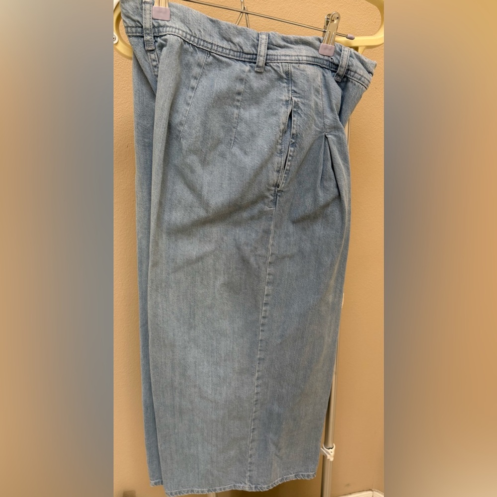 Topshop  wide legged Light Blue Denim Jeans